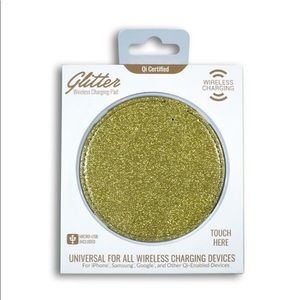 5W Wireless Charging Pad,Golden,New